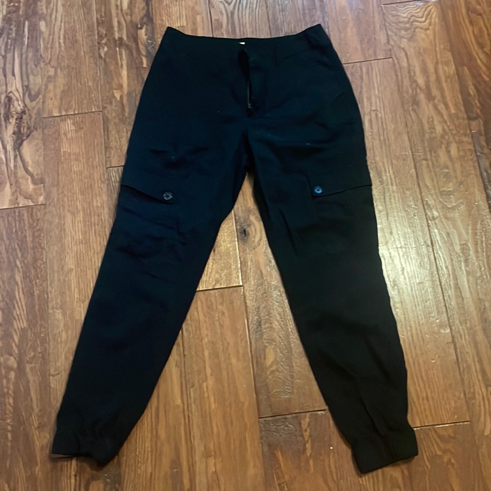 Black cargo pants